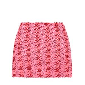 Pink and red crochet skirt size XS/s